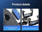 SEAMETAL 360° Rotatable Car Phone Holder – Universal Rearview Mirror Clip for GPS Navigation