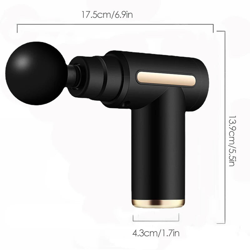 Mini Muscle Massage Gun – Portable Deep Tissue Massager for Back, Neck & Legs
