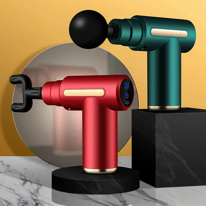 Mini Muscle Massage Gun – Portable Deep Tissue Massager for Back, Neck & Legs