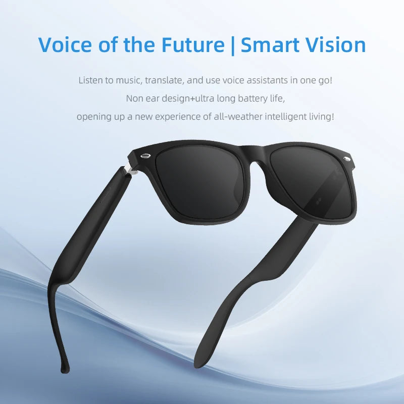 AI Smart Translation Sunglasses with Bluetooth & UV Protection