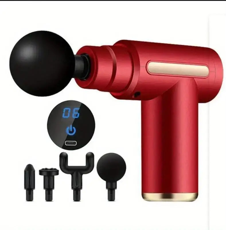 Mini Muscle Massage Gun – Portable Deep Tissue Massager for Back, Neck & Legs