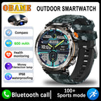 5ATM Waterproof Smartwatch for Men – GPS, Heart Rate, Bluetooth Calls
