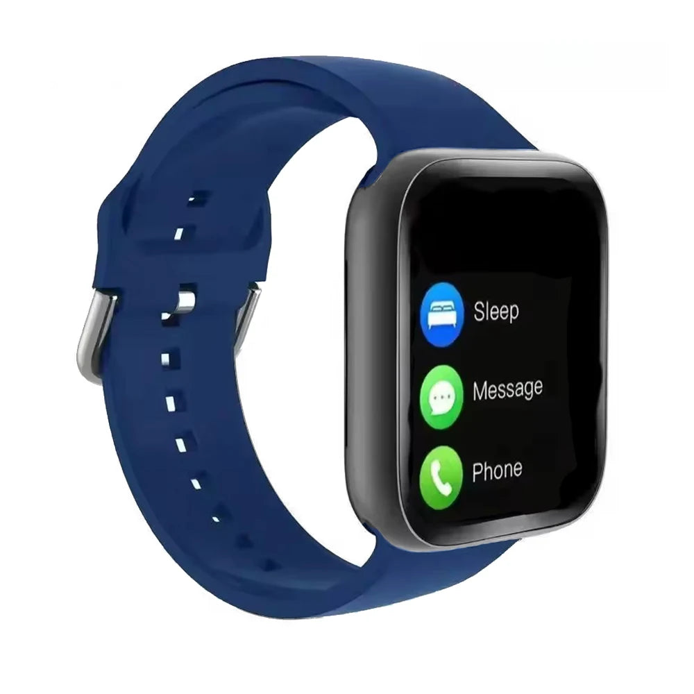 2025 Smartwatch for Men &amp; Women – 1.73" Screen, Bluetooth Calls, Blood Oxygen &amp; Pressure Monitoring | Android &amp; iOS Compatible