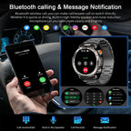 5ATM Waterproof Smartwatch for Men – GPS, Heart Rate, Bluetooth Calls