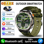 5ATM Waterproof Smartwatch for Men – GPS, Heart Rate, Bluetooth Calls