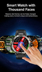 5ATM Waterproof Smartwatch for Men – GPS, Heart Rate, Bluetooth Calls