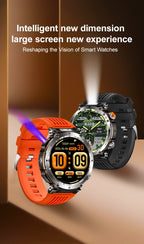 5ATM Waterproof Smartwatch for Men – GPS, Heart Rate, Bluetooth Calls