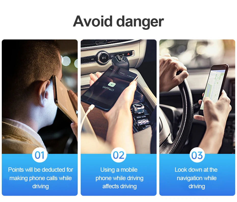 SEAMETAL 360° Rotatable Car Phone Holder – Universal Rearview Mirror Clip for GPS Navigation