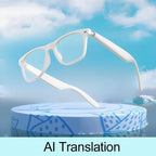 AI Smart Translation Sunglasses with Bluetooth & UV Protection